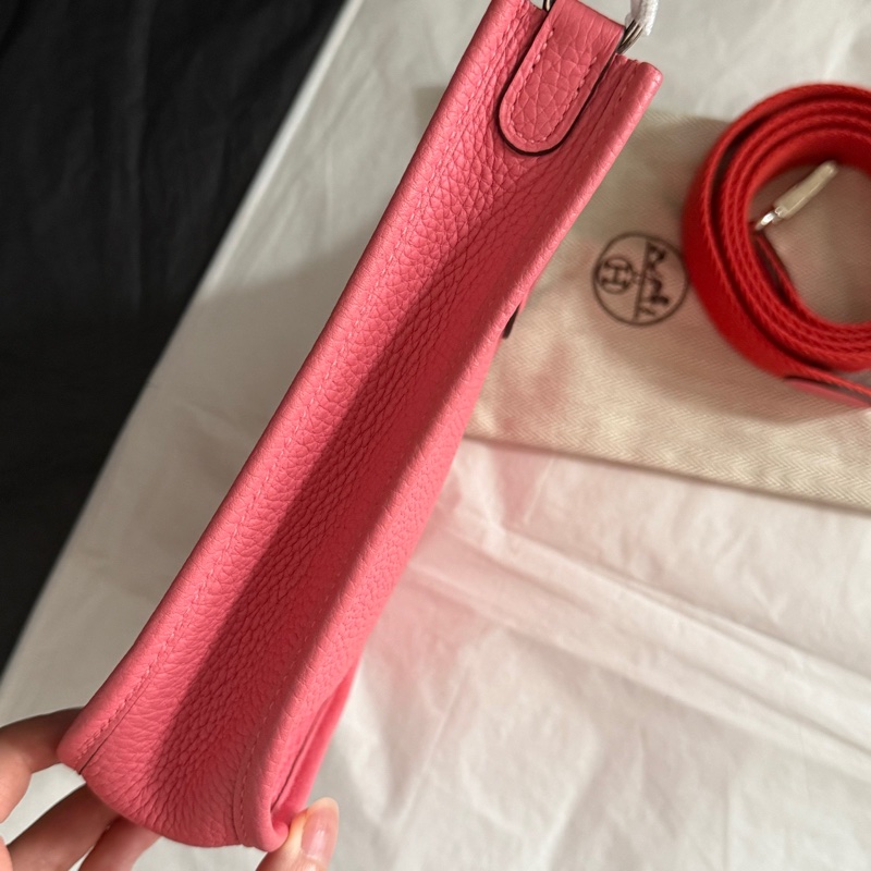 Hermes mini Evelyn 17 粉-2