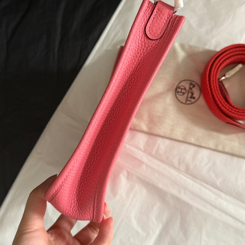 Hermes mini Evelyn 17 粉-4
