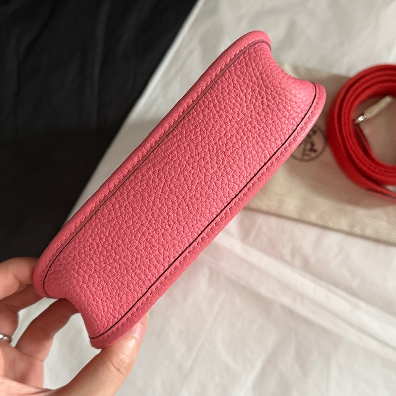 Hermes mini Evelyn 17 粉-5