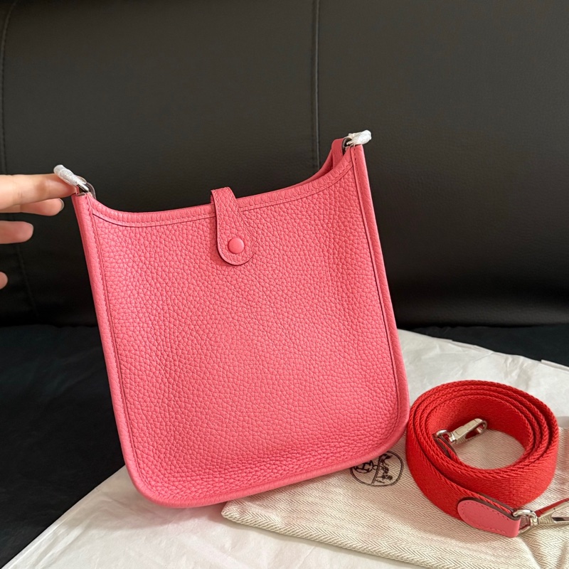 Hermes mini Evelyn 17 粉-6
