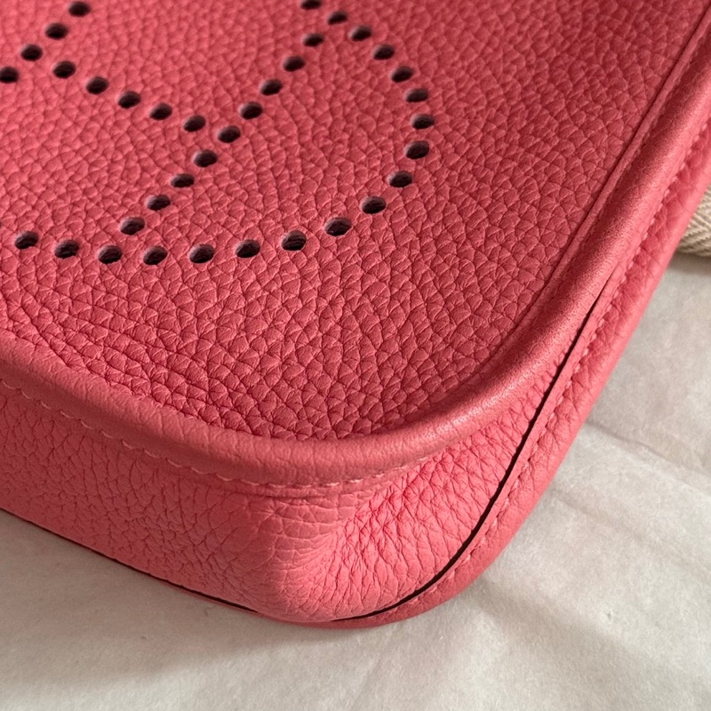 Hermes mini Evelyn 17 粉-8