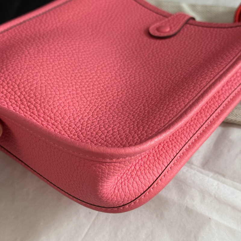 Hermes mini Evelyn 17 粉-10