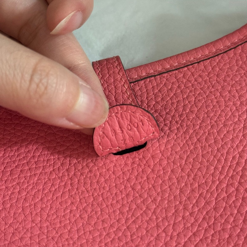 Hermes mini Evelyn 17 粉-14