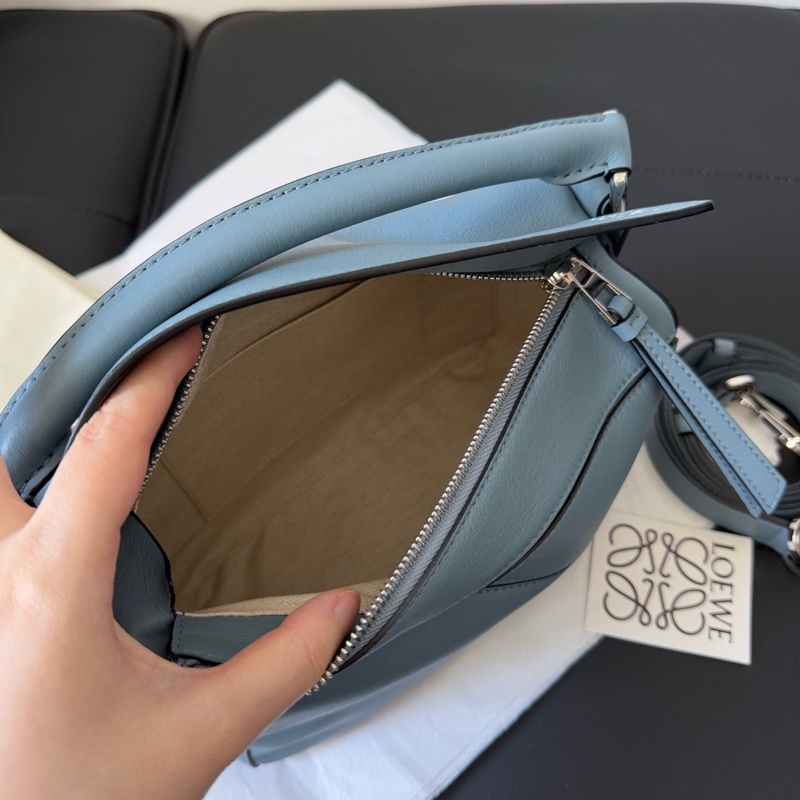 Loewe Puzzle Small 霧霾藍-7