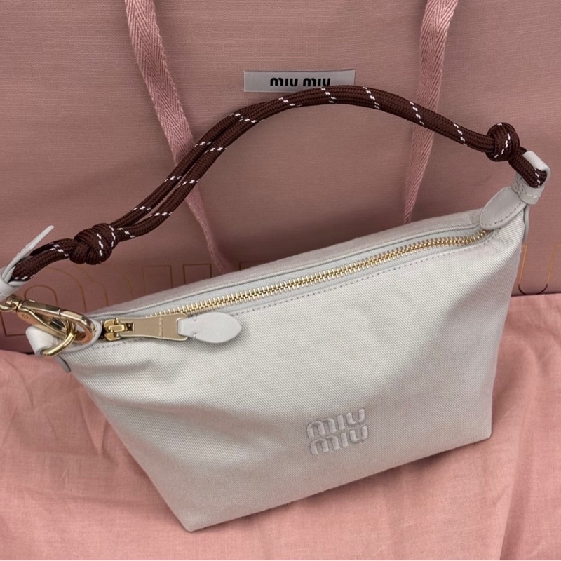 Miumiu 飯盒包 新款 手提帆布包-0