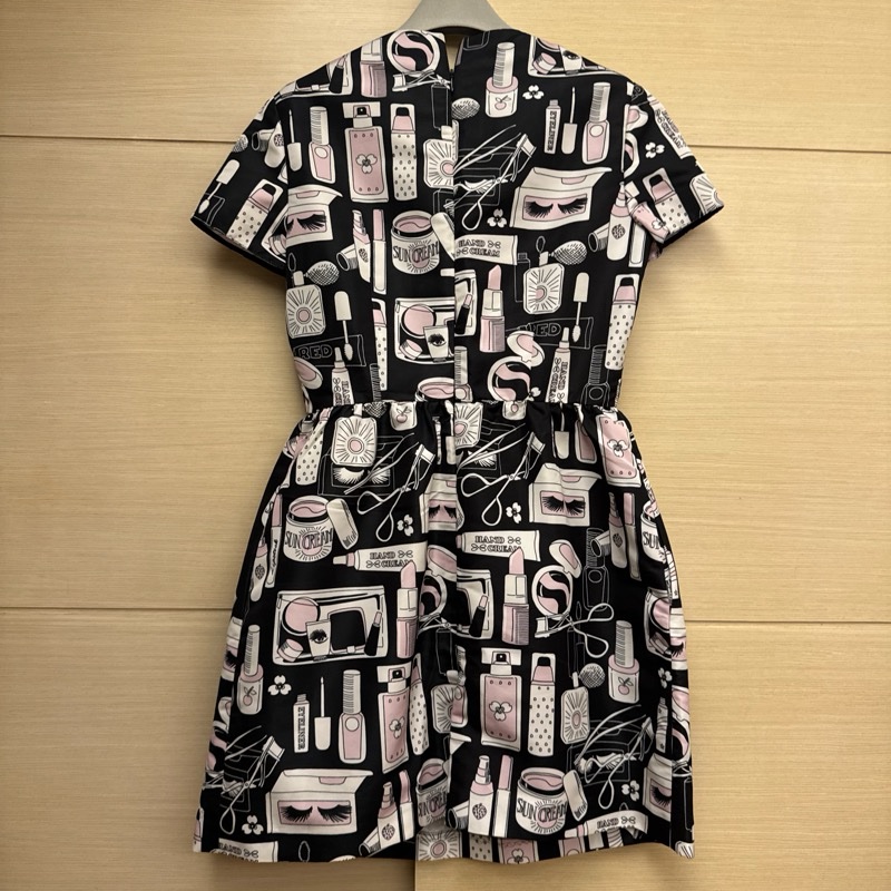 RED VALENTINO化妝品圖案洋裝-1