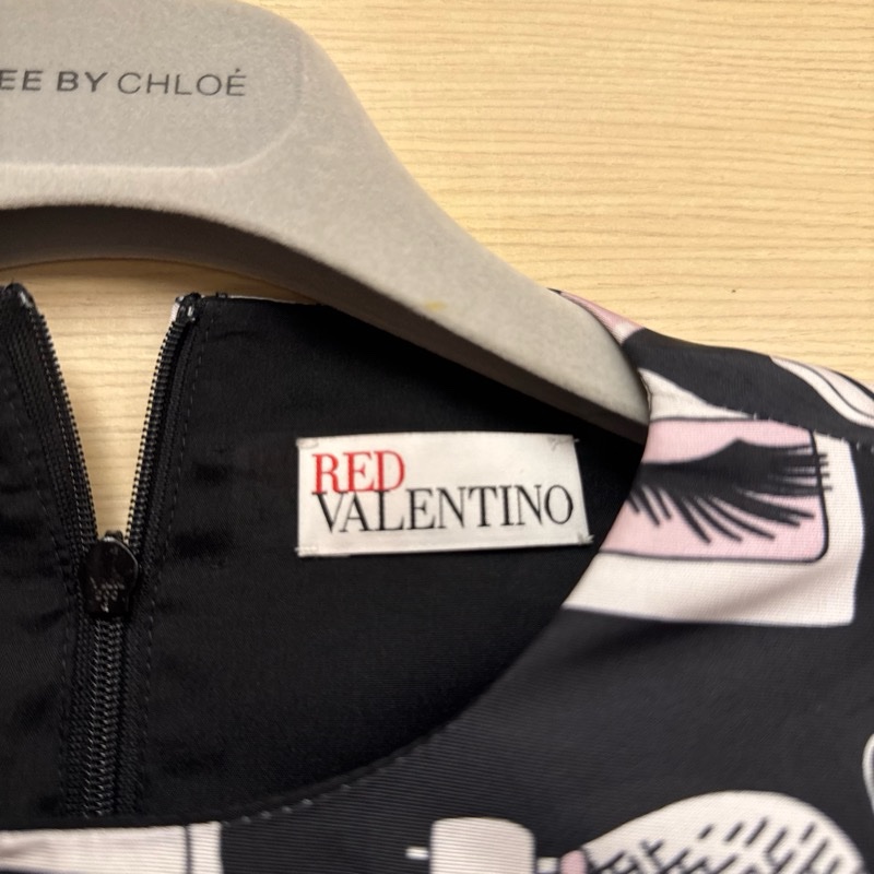 RED VALENTINO化妝品圖案洋裝-2