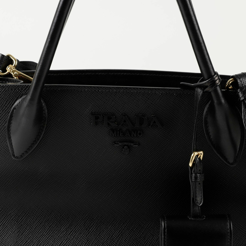 PRADA 單色托特單肩包 1BA155-1