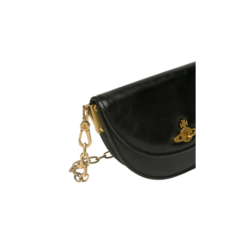 皮革鏈條袋/斜揹袋-1