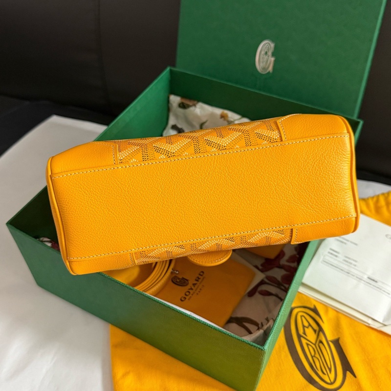 全新 Goyard saigon 西貢包 mini 黃色-7