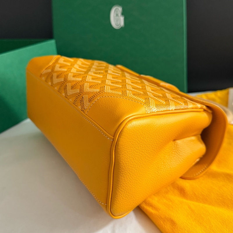 全新 Goyard saigon 西貢包 mini 黃色-9