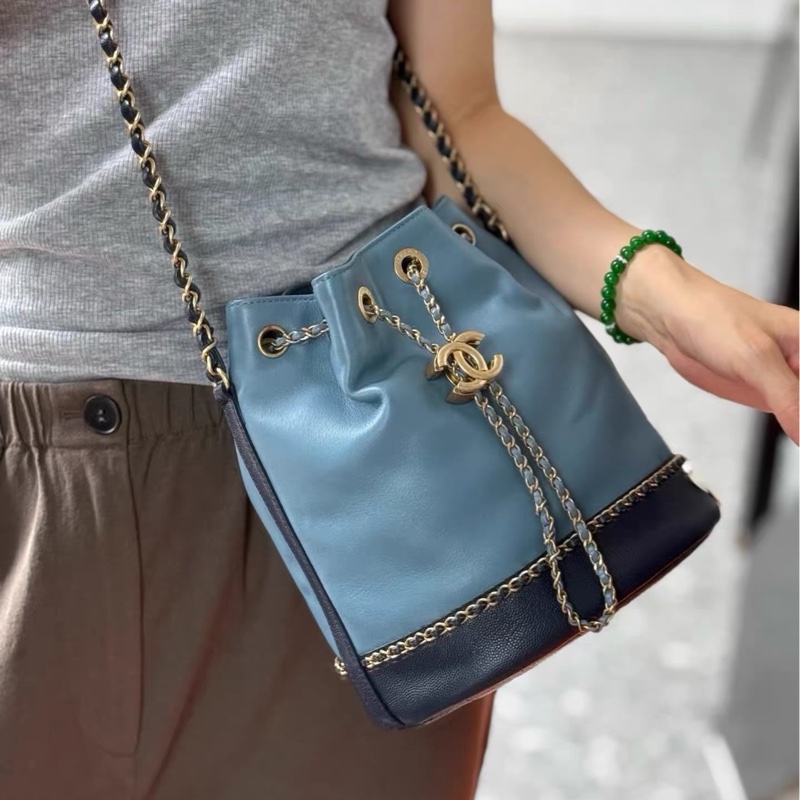 Chanel 水桶包 雙C抽繩水桶包-0