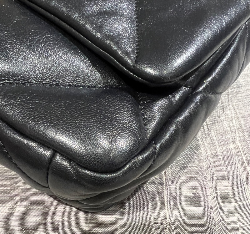 Chanel 19小號黑金-17