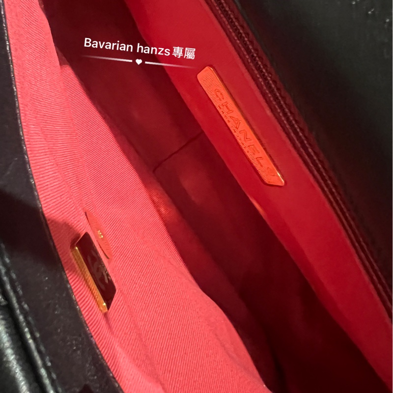 Chanel 19小號黑金-22