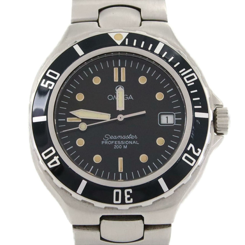 歐米茄海馬200 396.1042.1不鏽鋼石英腕錶-0