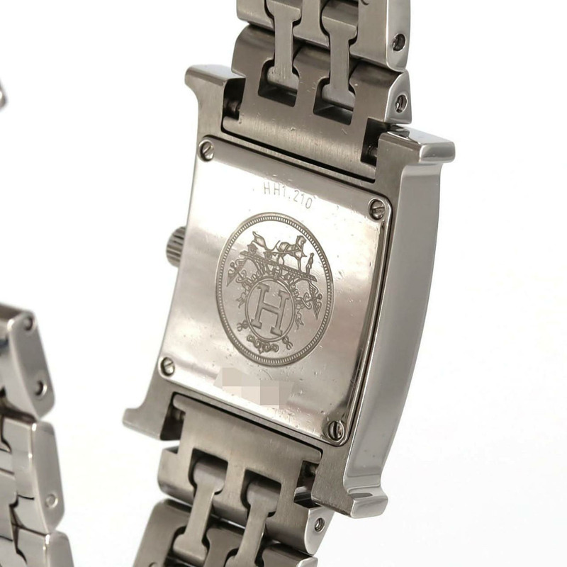 愛馬仕 H Watch 12P HH1.210 不鏽鋼石英腕錶-5