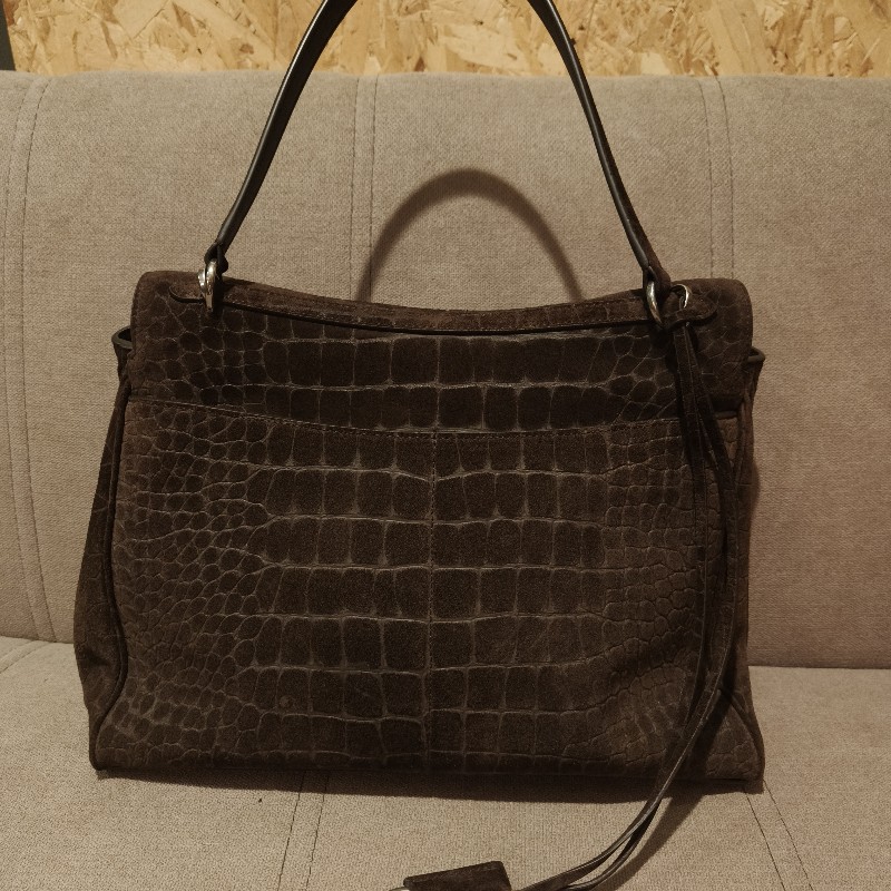 巴黎世家 balenciaga 2025新款 中號 Rodeo Handbag Medium in Dark Brown-7