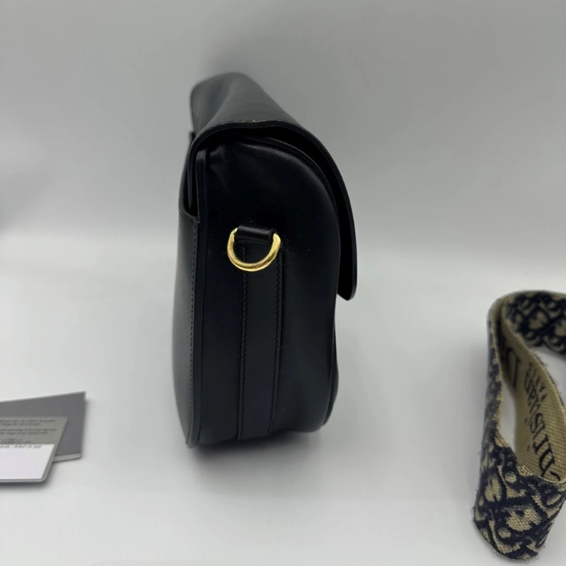 迪奥Dior Bobby 包 黑色牛皮 大單肩包-3