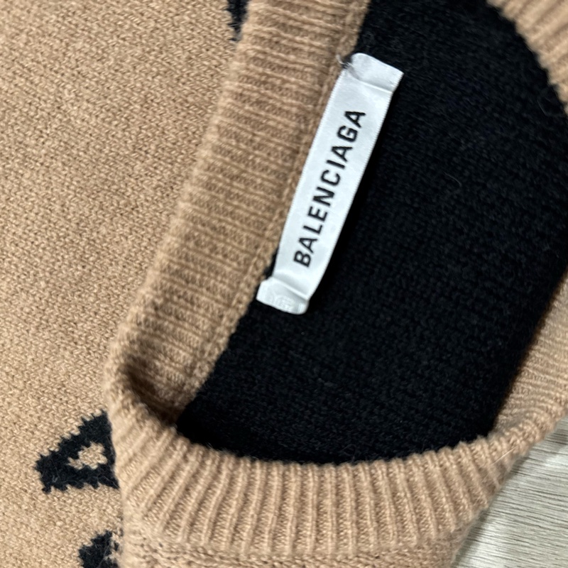 Balenciaga 巴黎世家 米色 毛衣 S-3