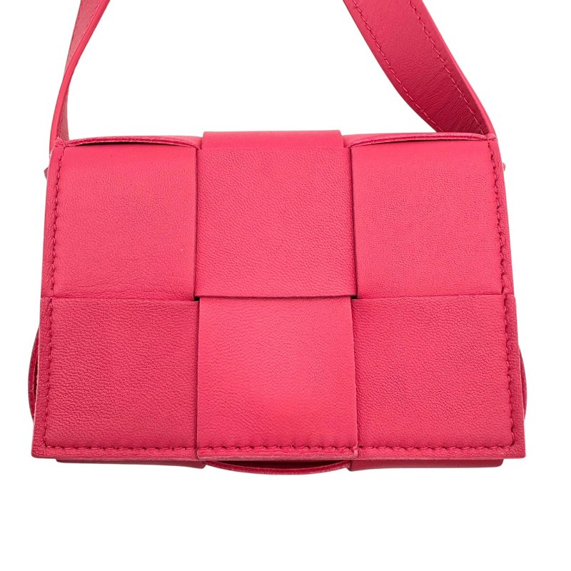 【美收精品】BV 粉色編織小肩包 B-902【隔月月中將轉賣至日本 上架期限30天】-1