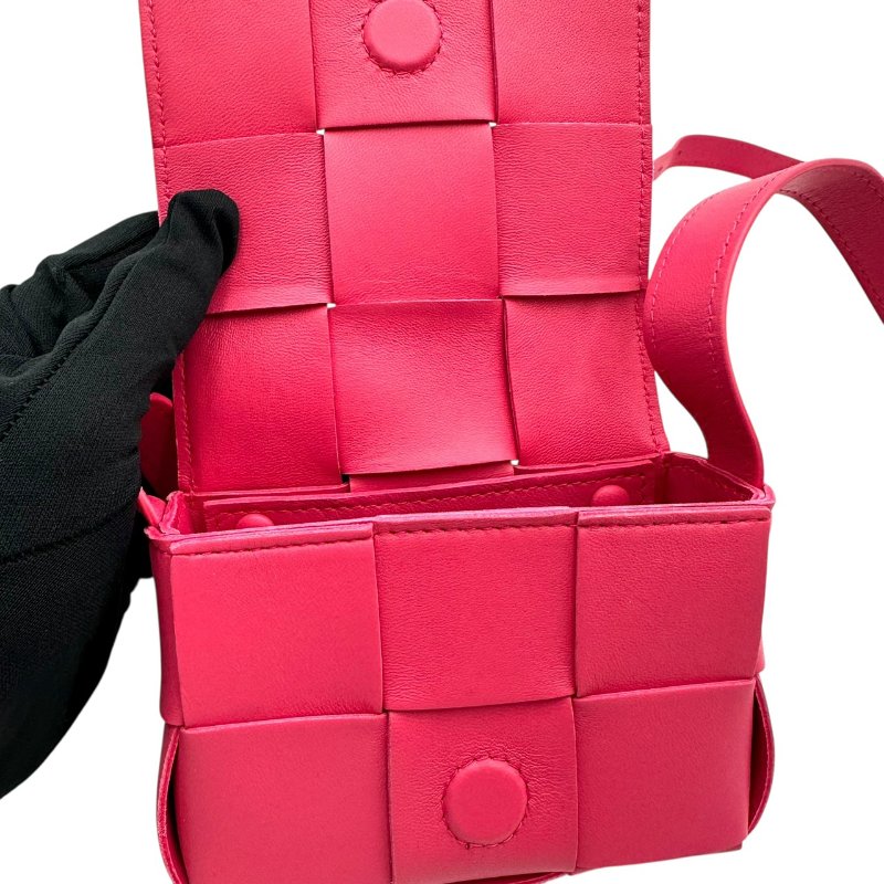 【美收精品】BV 粉色編織小肩包 B-902【隔月月中將轉賣至日本 上架期限30天】-5