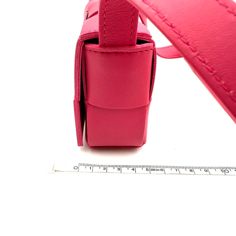 【美收精品】BV 粉色編織小肩包 B-902【隔月月中將轉賣至日本 上架期限30天】-11