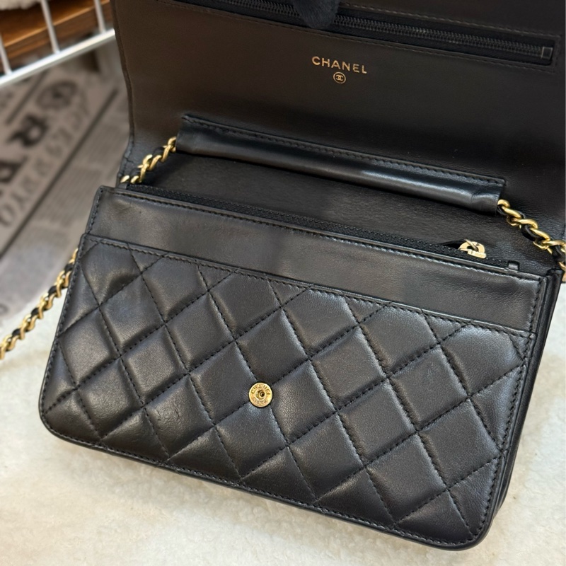 Chanel leboy woc 金釦 羊皮-18