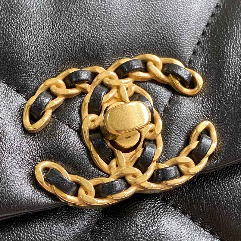 CHANEL 19bag 黑金小號 晶片款 全新品-18