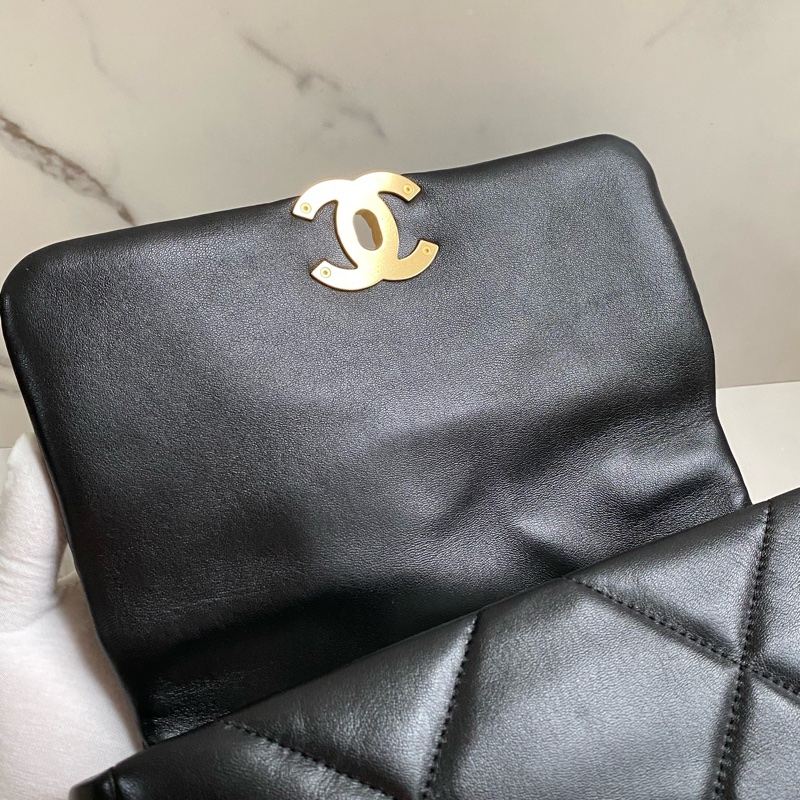 CHANEL 19bag 黑金小號 晶片款 全新品-20