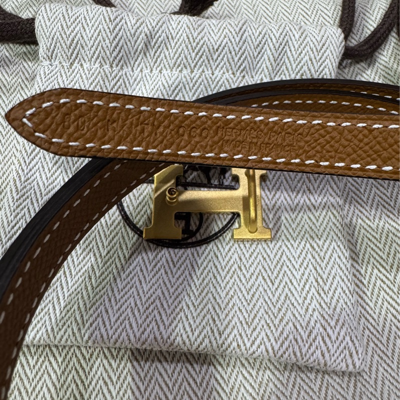 全新全配愛馬仕皮帶K刻-3