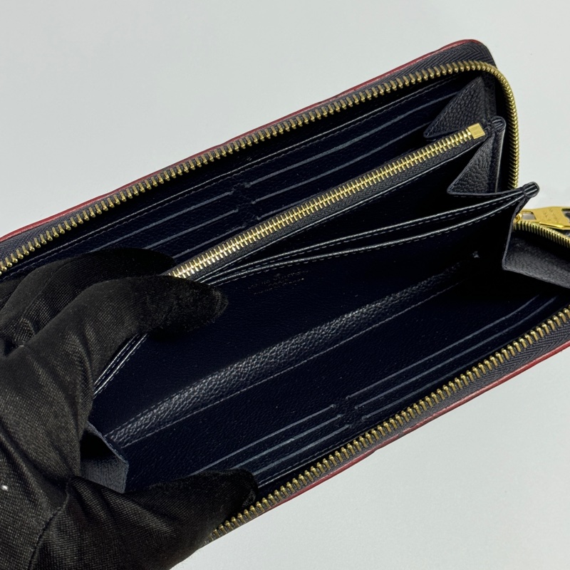 (超新~ 最新晶片款🎞️) LV M61864 牛皮壓印老花 長夾 專櫃38800!-8