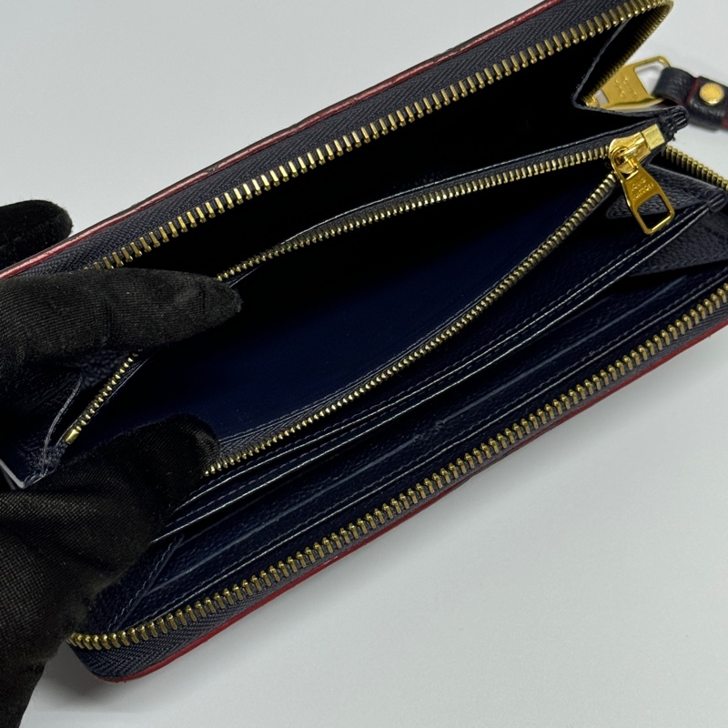 (超新~ 最新晶片款🎞️) LV M61864 牛皮壓印老花 長夾 專櫃38800!-9