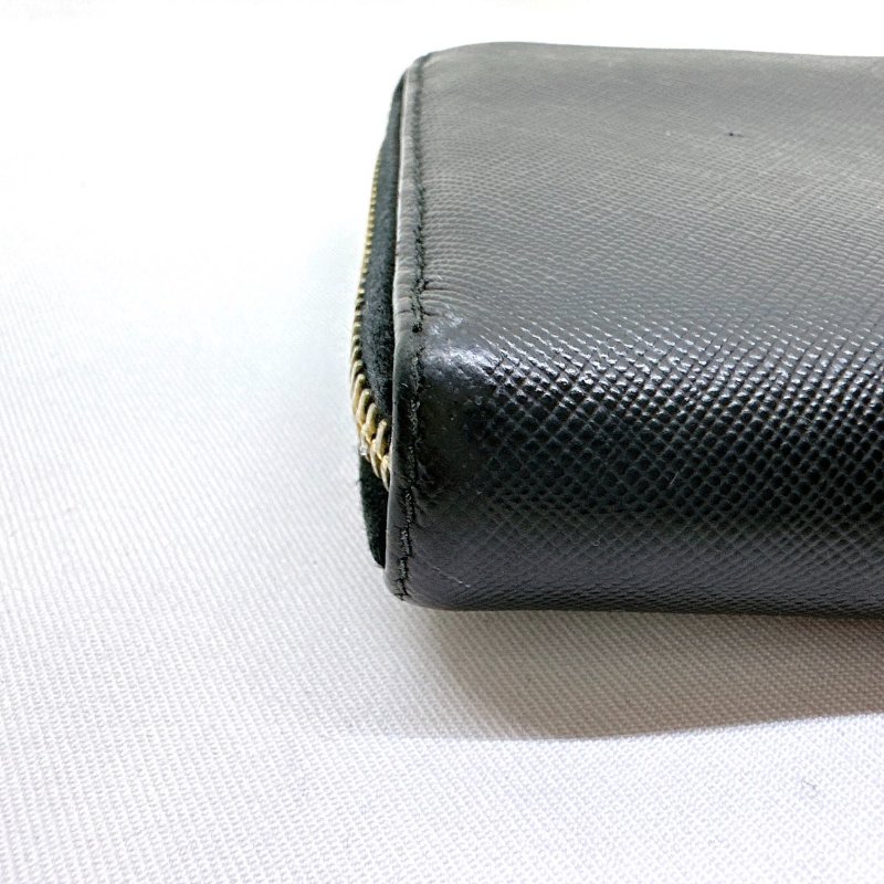 PRADA SAFFIANO 八卡皮革拉鍊長夾-14