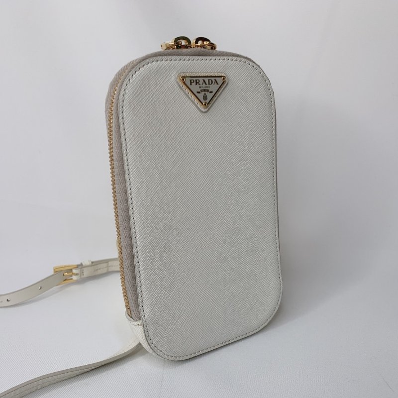 PRADA Saffiano皮革手機包-4
