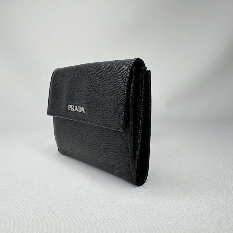 PRADA Saffiano皮革短夾-2