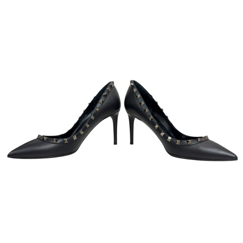 VALENTINO GARAVANI Noir Rockstud黑色 高跟鞋 85mm-6