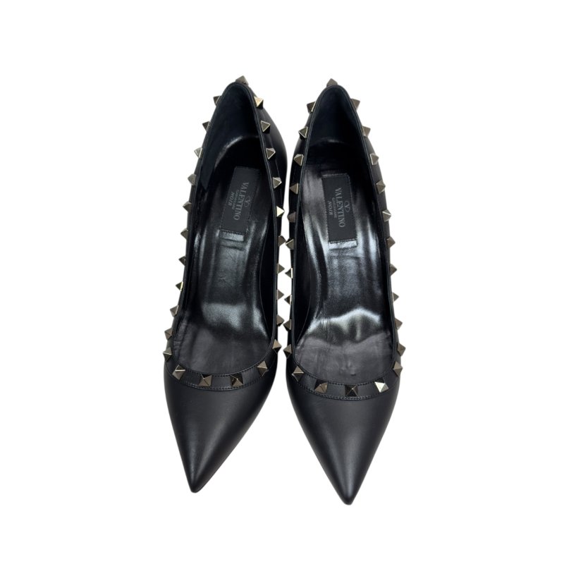 VALENTINO GARAVANI Noir Rockstud黑色 高跟鞋 85mm-9