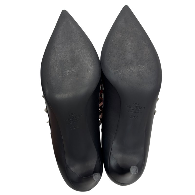 VALENTINO GARAVANI Noir Rockstud黑色 高跟鞋 85mm-13