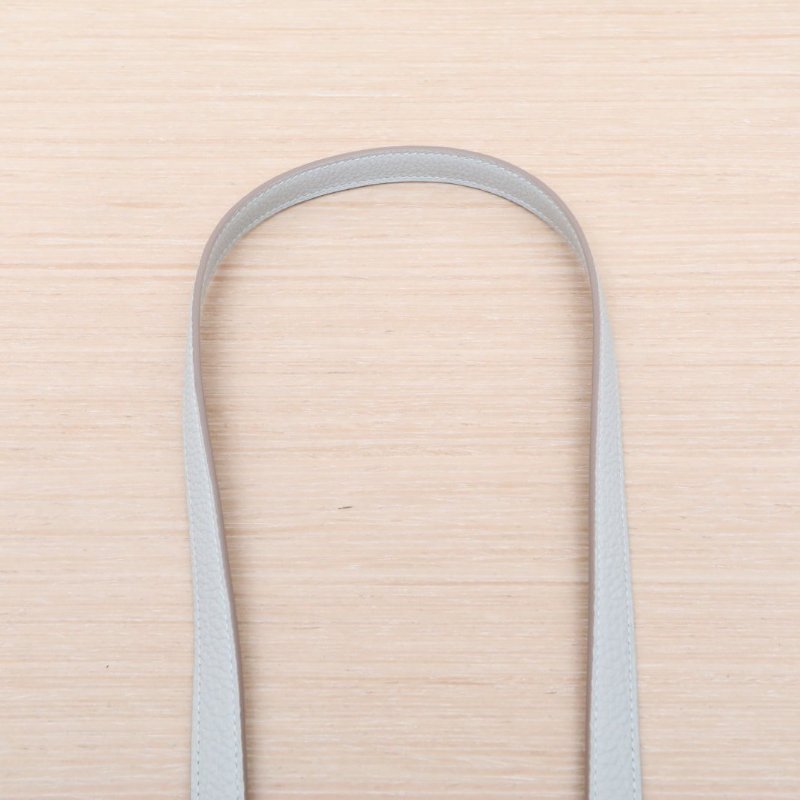 HERMES Kelly2880珍珠灰Togo皮B刻銀扣肩背包-2