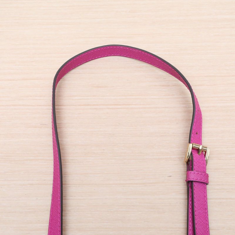 MICHAEL KORS 玫紅牛皮單肩包肩背包-2