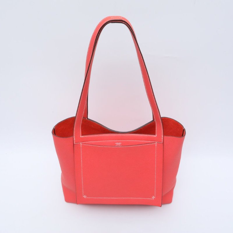 HERMES T5齋普爾粉TC皮Z刻Cabasellier31肩背包-4