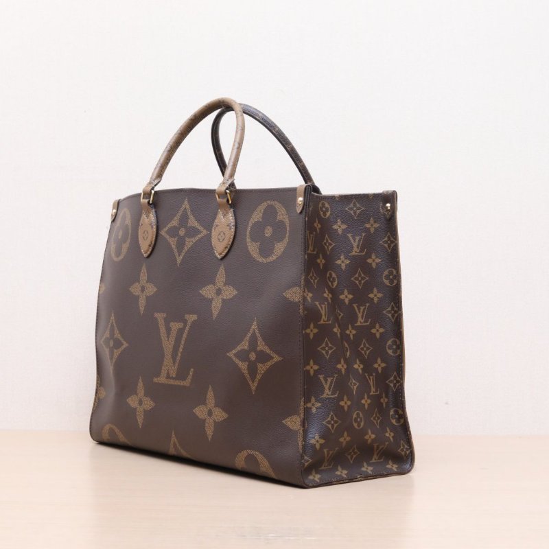 LOUIS VUITTON Onthego大號41老花PVC金扣2020肩背包-4