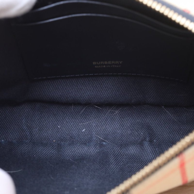 Burberry 格子帆布新款戰馬格紋半圓單肩包肩背包-2