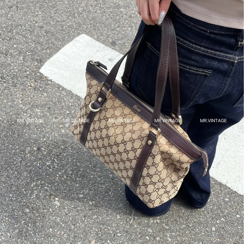 Gucci老花托特包-0