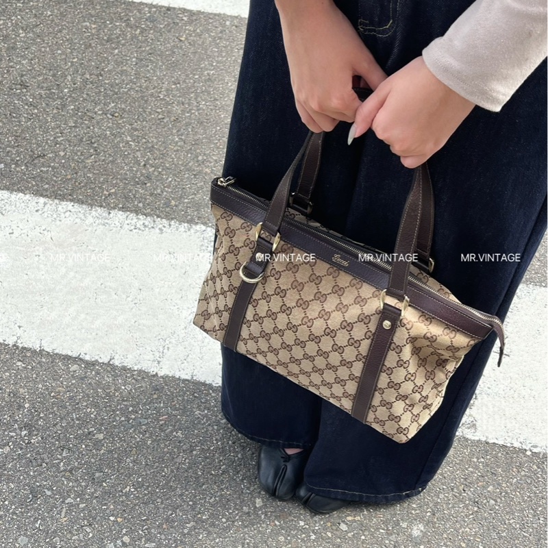 Gucci老花托特包-1