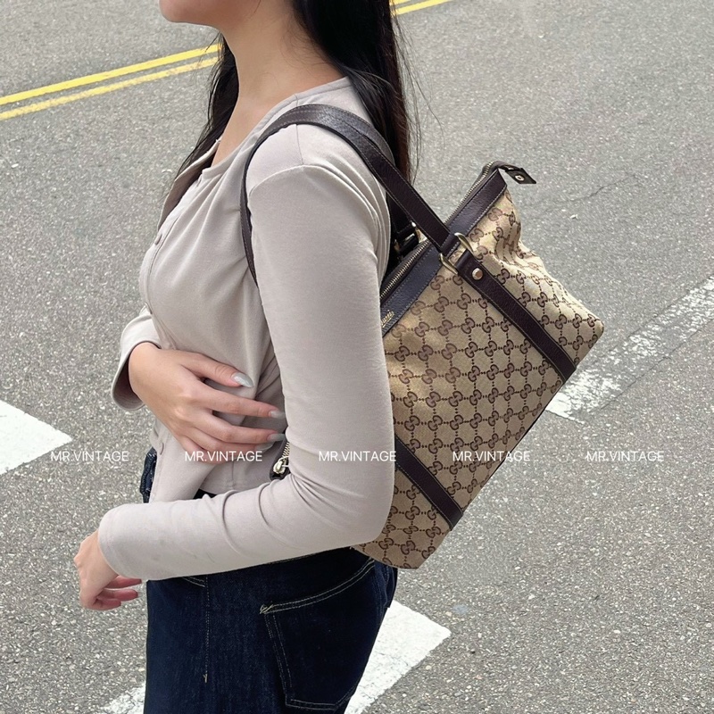 Gucci老花托特包-2