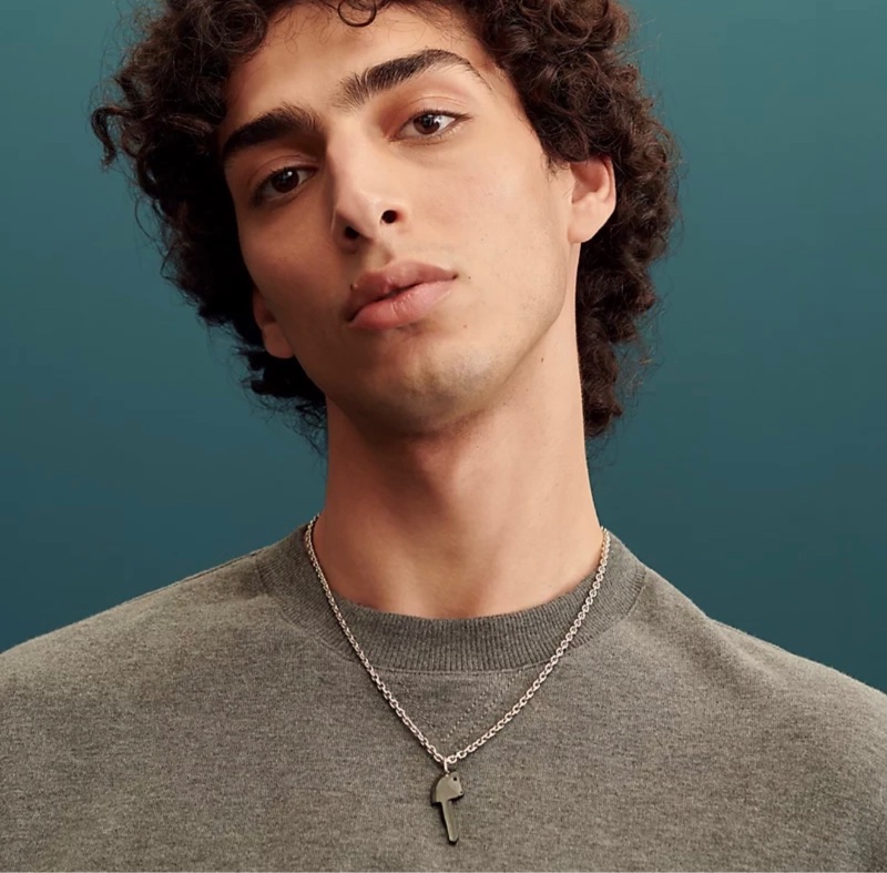 Hermes男裝黃銅頸鏈 頸鏈-4