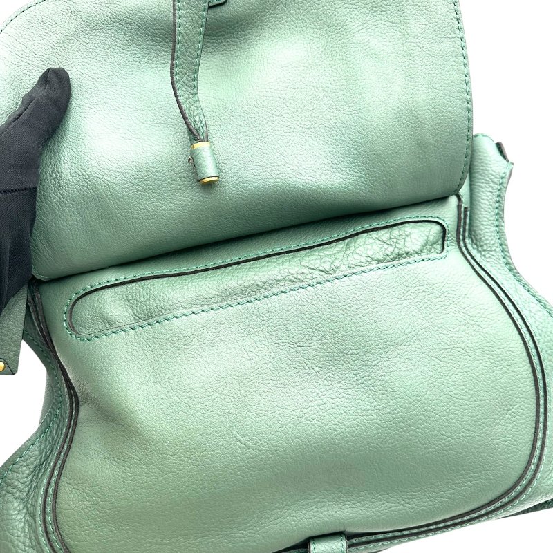 【美收精品】CHLOE 綠色手提包 B-905【隔月月中將轉賣至日本 上架期限30天】-6