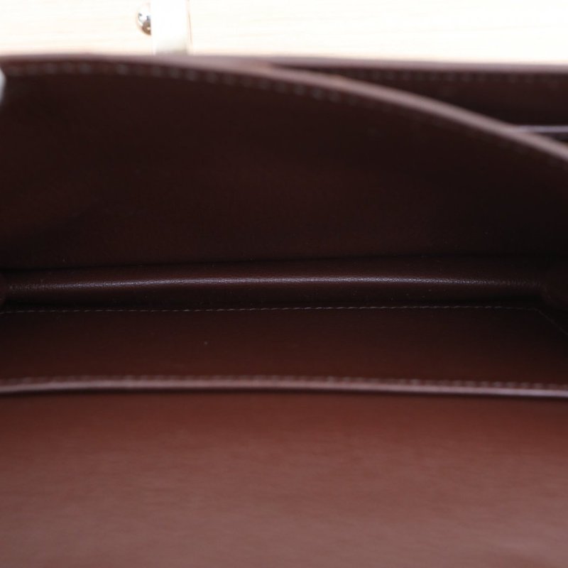 HERMES 18大象灰Epsom皮框O銀扣illicon伊利亞康肩背包-3