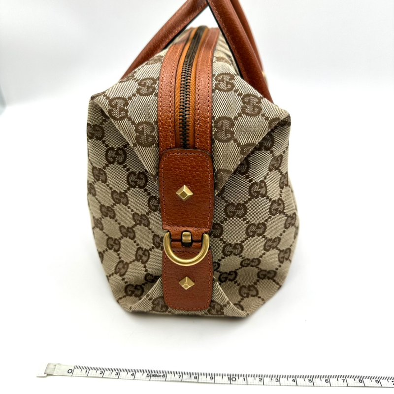 【美收精品】GUCCI GG茶色波士頓包 B-906【隔月月中將轉賣至日本 上架期限30天】-10